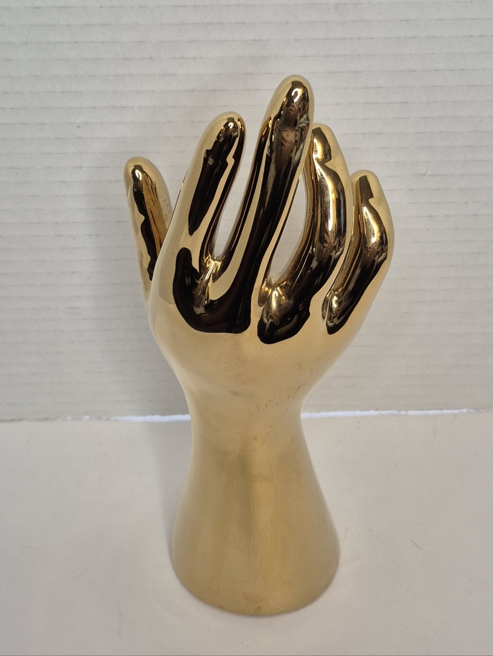 Golden Hand Ceramic Decor Ring Stand New - Picture 4 of 11